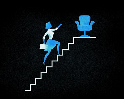 Gender-Bias - A Grimly Painted Picture Embossed in Gold Corporate Frame
